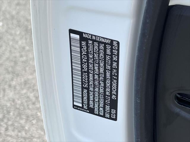 2023 Porsche Panamera 4 Platinum Edition