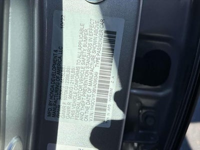 2022 Honda Accord Sedan Sport