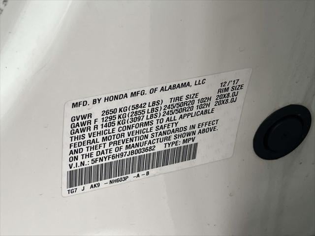 2018 Honda Pilot Touring