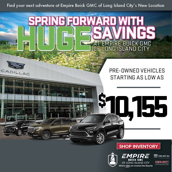 Pre-owned vehicles starting at $10,155