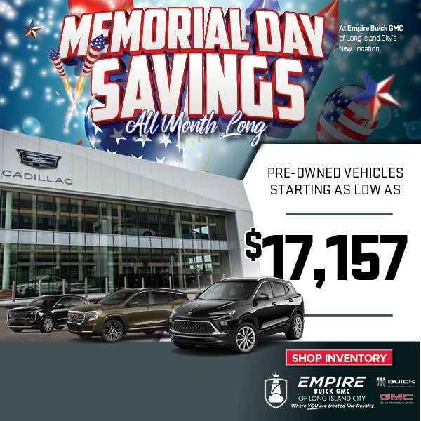Pre-owned vehicles starting at $17,157